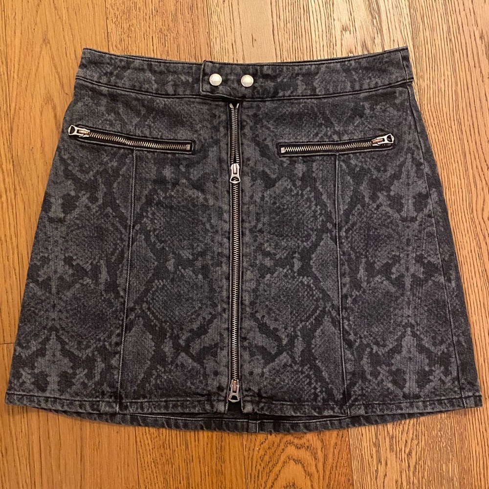Rag & Bone mini denim skirt